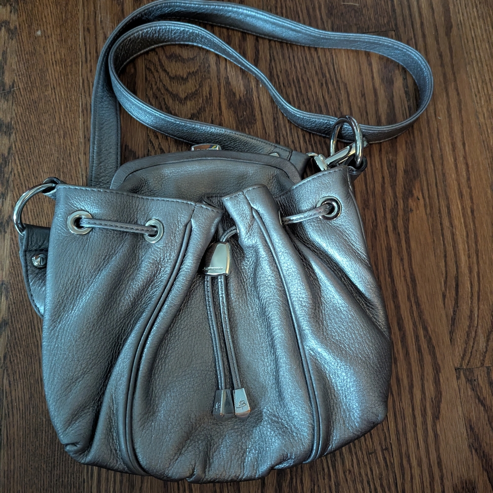 Makowsky Pebbled Leather Shoulder Bag